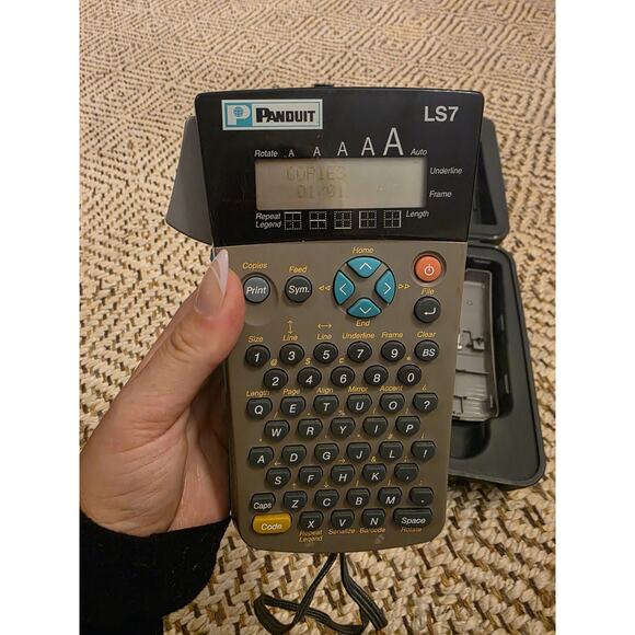 Panduit LS7 Handheld Thermal Transfer Label Printer Tested Works - Picture 4 of 16